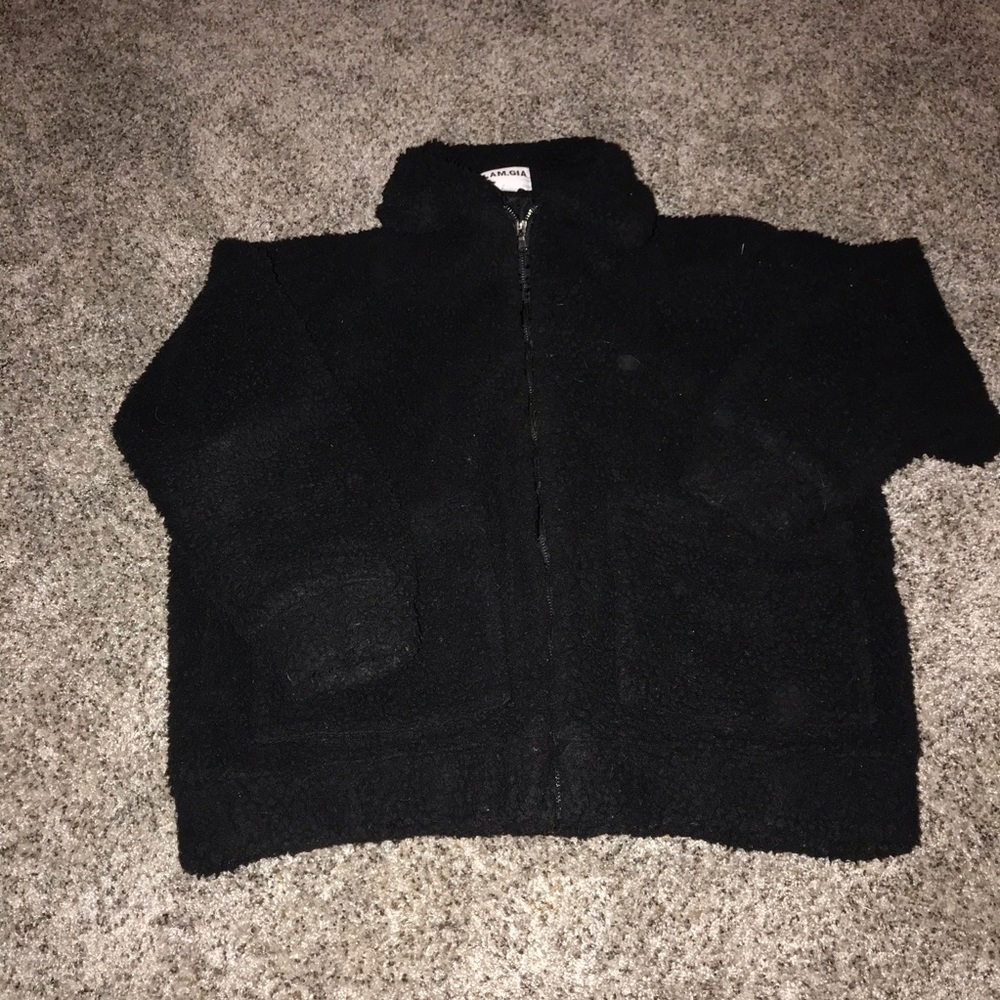I.Am.GIA Pixie Sherpa Zip-Front Coat